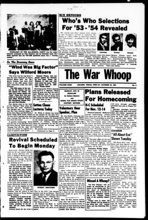 The War Whoop (Abilene, Tex.), Vol. 31, No. 6, Ed. 1, Friday, October 23, 1953