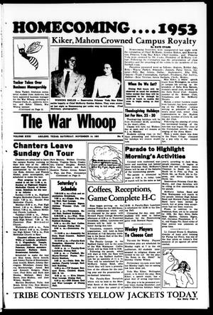 The War Whoop (Abilene, Tex.), Vol. 31, No. 8, Ed. 1, Saturday, November 14, 1953