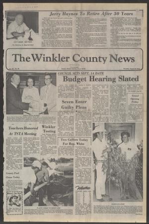 The Winkler County News (Kermit, Tex.), Vol. 40, No. 45, Ed. 1 Thursday, August 19, 1976