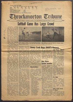 Primary view of object titled 'Throckmorton Tribune (Throckmorton, Tex.), Vol. 83, No. 51, Ed. 1 Thursday, August 3, 1972'.