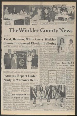 The Winkler County News (Kermit, Tex.), Vol. 40, No. 67, Ed. 1 Thursday, November 4, 1976