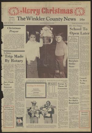 The Winkler County News (Kermit, Tex.), Vol. 37, No. 79, Ed. 1 Monday, December 24, 1973