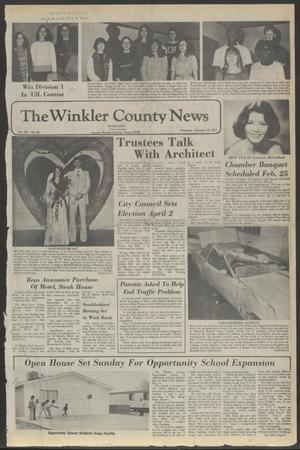 The Winkler County News (Kermit, Tex.), Vol. 40, No. 95, Ed. 1 Thursday, February 10, 1977