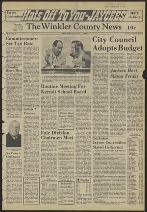 The Winkler County News (Kermit, Tex.), Vol. 37, No. 51, Ed. 1 Thursday, September 13, 1973