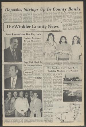 Primary view of object titled 'The Winkler County News (Kermit, Tex.), Vol. 40, No. 89, Ed. 1 Thursday, January 20, 1977'.