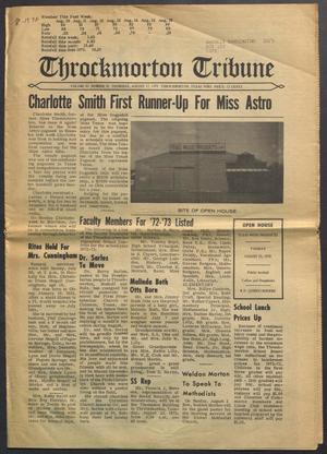 Throckmorton Tribune (Throckmorton, Tex.), Vol. 83, No. 53, Ed. 1 Thursday, August 17, 1972