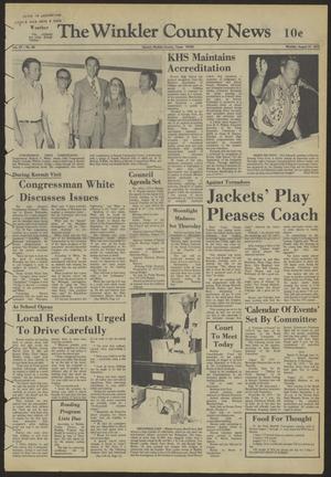 The Winkler County News (Kermit, Tex.), Vol. 37, No. 46, Ed. 1 Monday, August 27, 1973
