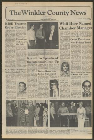 The Winkler County News (Kermit, Tex.), Vol. 39, No. 95, Ed. 1 Thursday, February 12, 1976