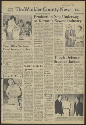 The Winkler County News (Kermit, Tex.), Vol. 37, No. 54, Ed. 1 Monday, September 24, 1973