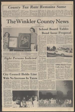 The Winkler County News (Kermit, Tex.), Vol. 40, No. 53, Ed. 1 Thursday, September 16, 1976