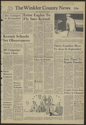 The Winkler County News (Kermit, Tex.), Vol. 37, No. 61, Ed. 1 Thursday, October 18, 1973