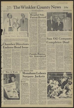 The Winkler County News (Kermit, Tex.), Vol. 37, No. 70, Ed. 1 Monday, November 19, 1973