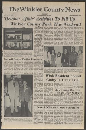 The Winkler County News (Kermit, Tex.), Vol. 40, No. 57, Ed. 1 Thursday, September 30, 1976