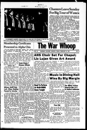 The War Whoop (Abilene, Tex.), Vol. 32, No. 19, Ed. 1, Friday, February 25, 1955
