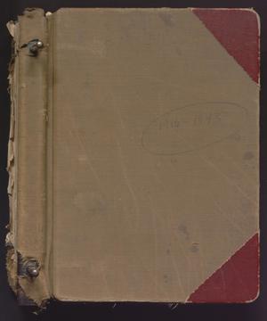 Primary view of object titled '[First United Methodist Church Members Registry: 1916-1943]'.