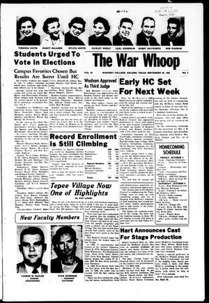 The War Whoop (Abilene, Tex.), Vol. 34, No. 3, Ed. 1, Friday, September 28, 1956