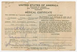 [Eleanor McLernon Medical Certificate #2]