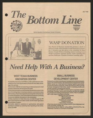 Primary view of object titled 'The Bottom Line, July 1992'.