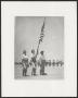 Photograph: [WASP Marching with Flag and band]