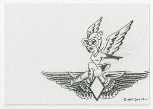 Primary view of object titled '[Fifinella Wings Card]'.