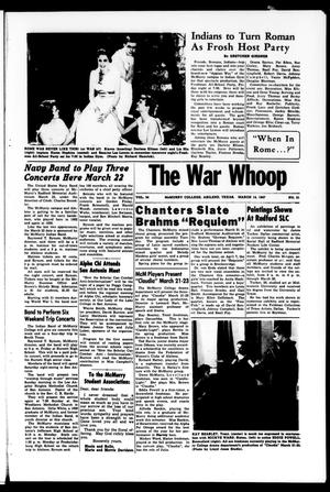 The War Whoop (Abilene, Tex.), Vol. 34, No. 21, Ed. 1, Thursday, March 14, 1957