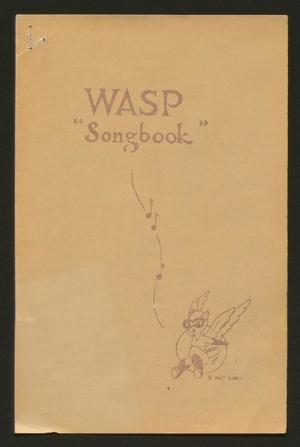 Primary view of object titled 'WASP "Songbook"'.