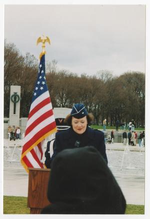 [Brig. Gen. Sandra Gregory at Memorial]