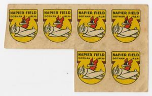 Primary view of object titled '[Napier Field Stickers]'.