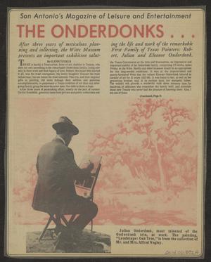 [Clipping: The Onderdonks...]
