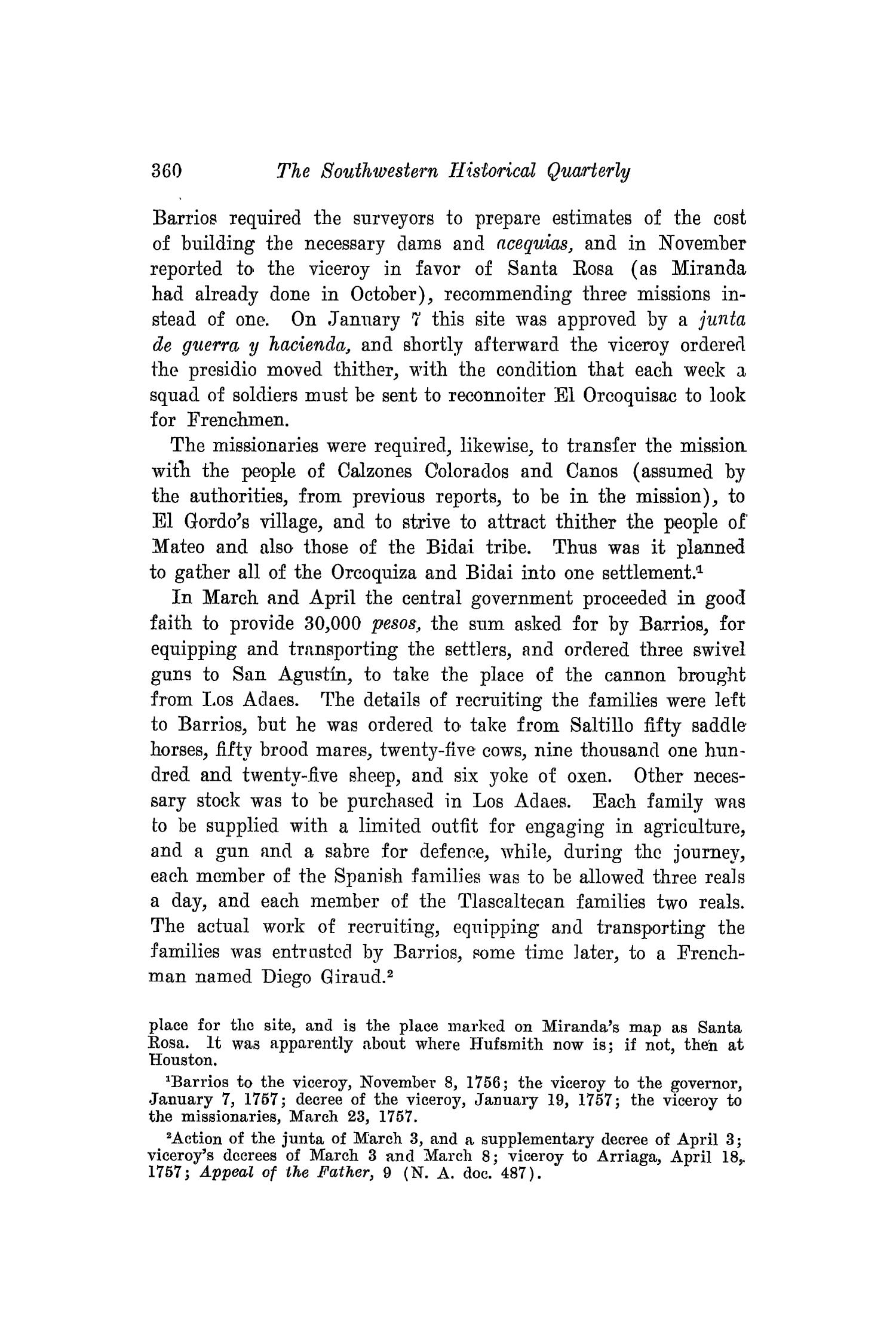 The Southwestern Historical Quarterly, Volume 16, July 1912 - April, 1913
                                                
                                                    360
                                                