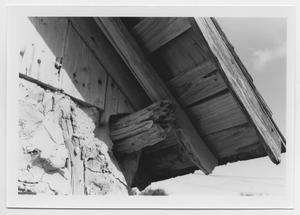 [View of the Underside of One Corner of a Roof]