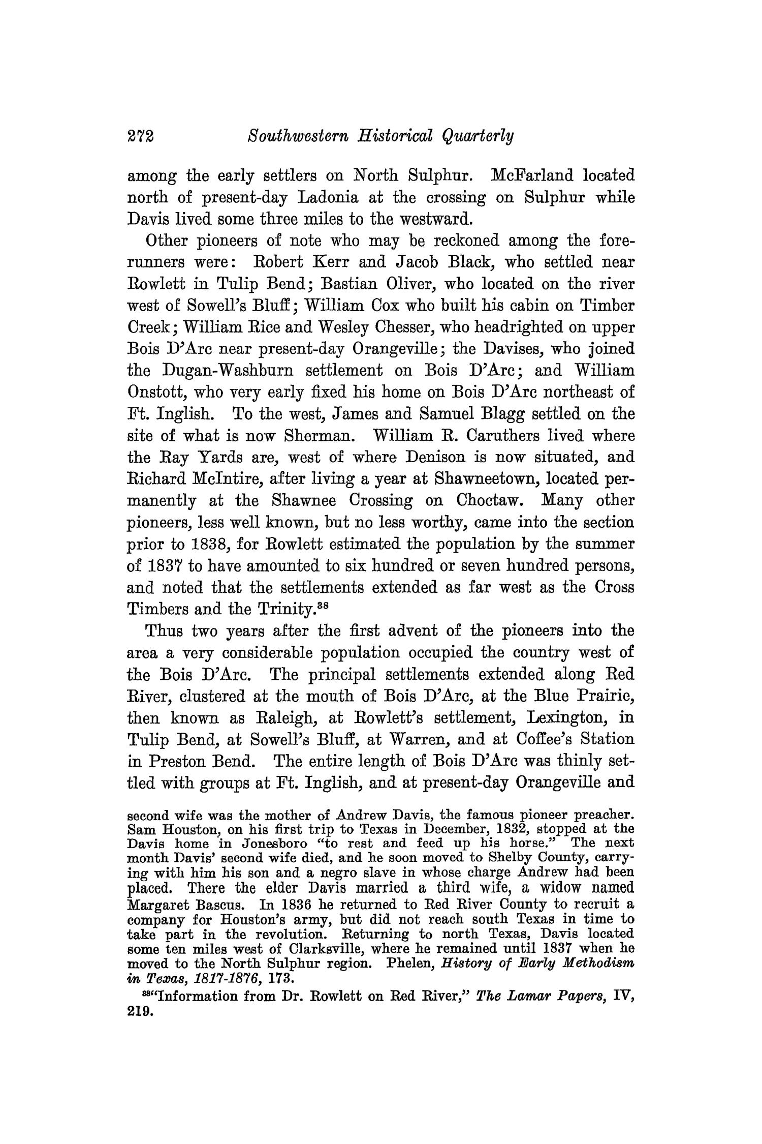 The Southwestern Historical Quarterly, Volume 33, July 1929 - April, 1930
                                                
                                                    272
                                                