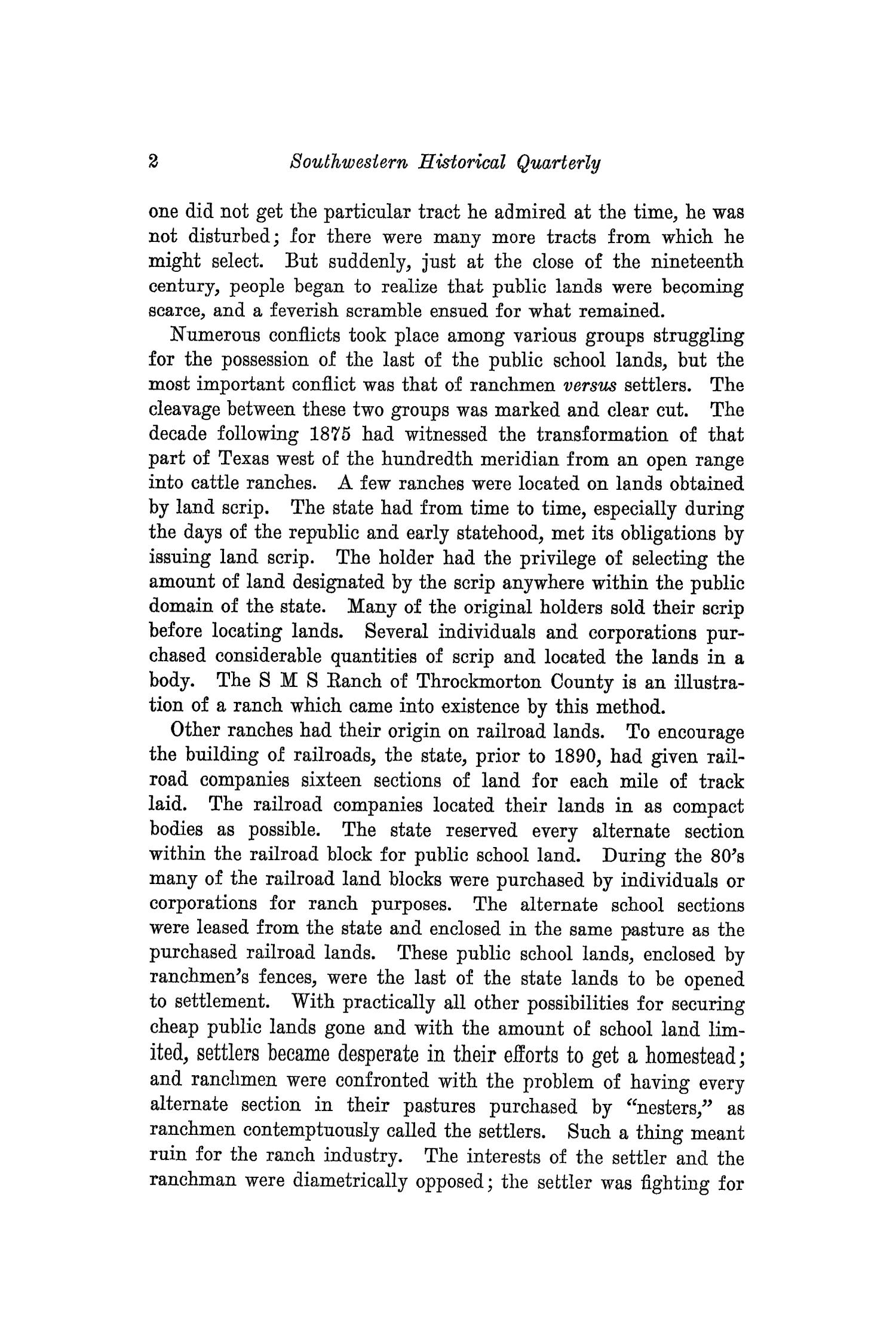 The Southwestern Historical Quarterly, Volume 34, July 1930 - April, 1931
                                                
                                                    2
                                                