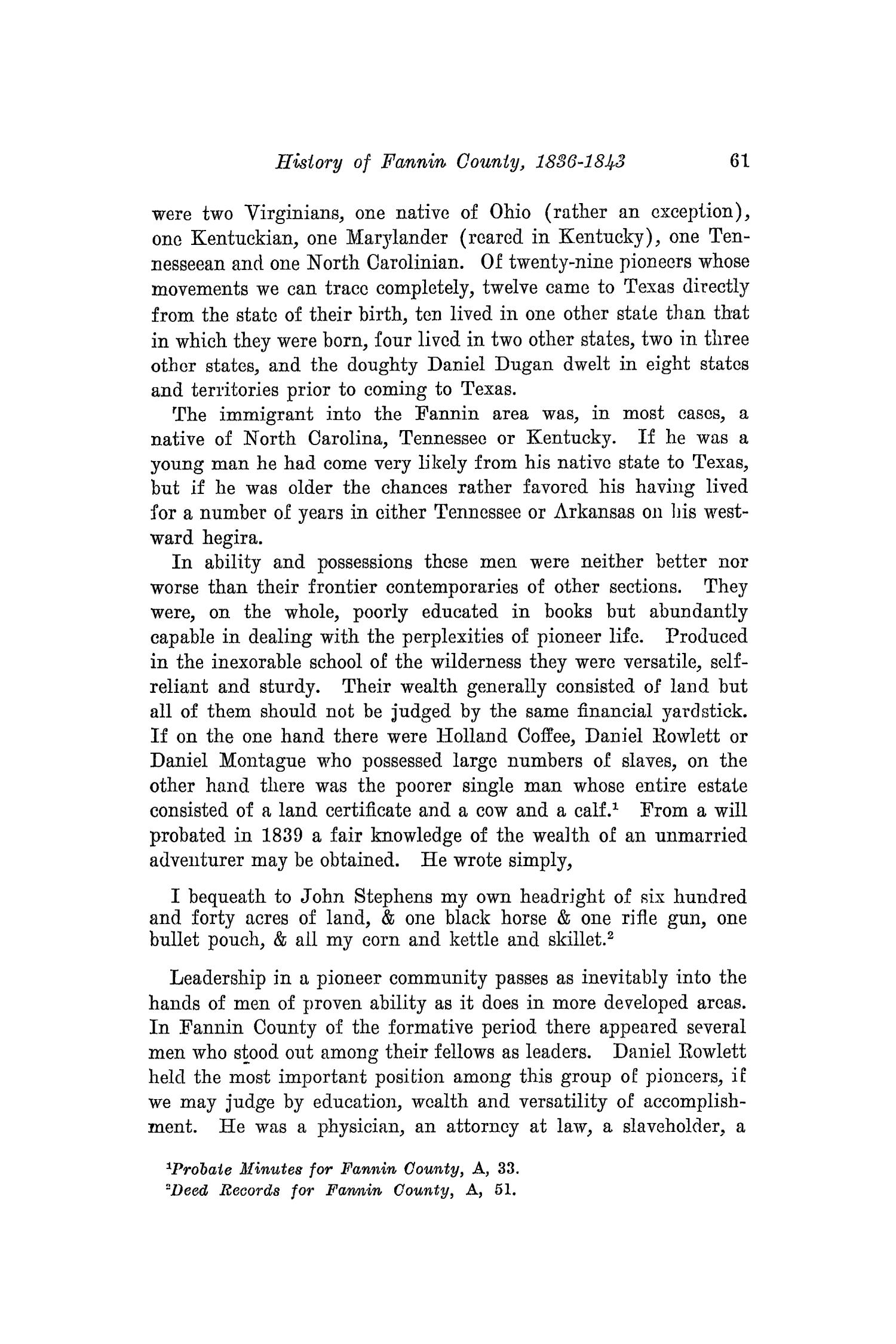 The Southwestern Historical Quarterly, Volume 34, July 1930 - April, 1931
                                                
                                                    61
                                                