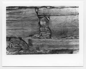 Primary view of object titled '[Close-Up View of Boards on a Wooden Structure]'.