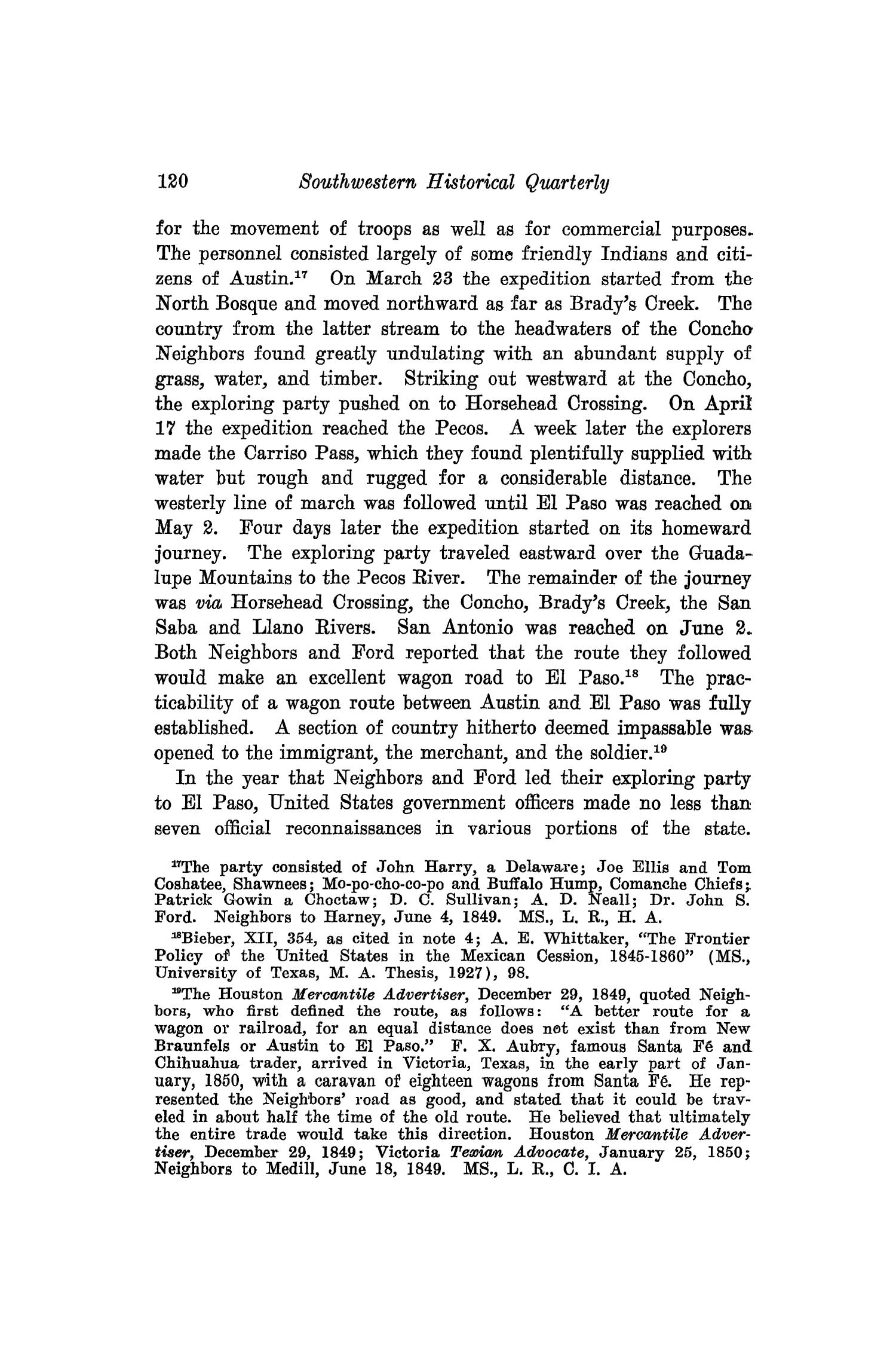The Southwestern Historical Quarterly, Volume 37, July 1933 - April, 1934
                                                
                                                    120
                                                