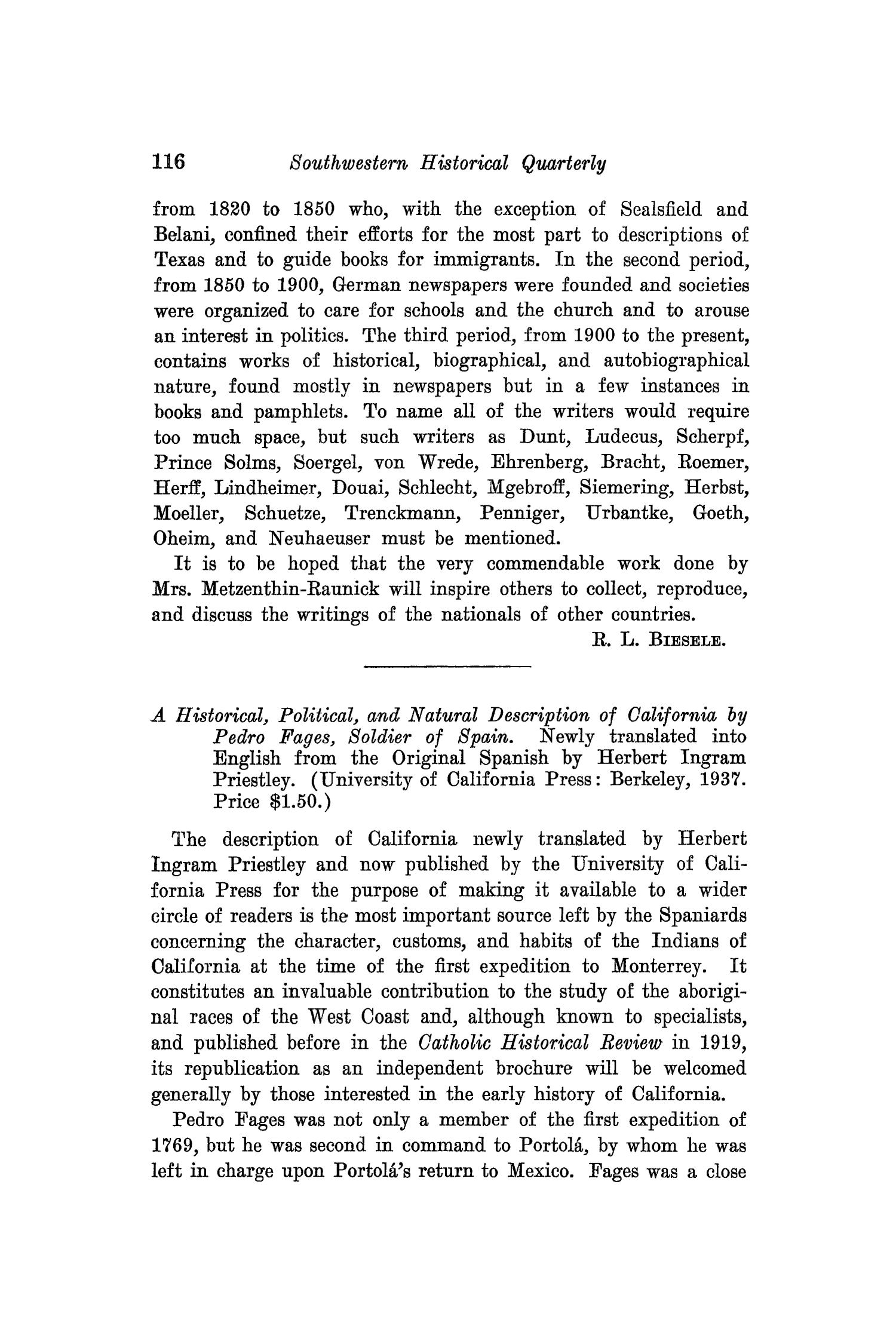 The Southwestern Historical Quarterly, Volume 41, July 1937 - April, 1938
                                                
                                                    116
                                                