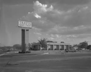Primary view of [Travis Bank and Trust Sign]