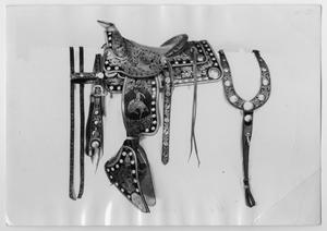 [Photograph of a saddle made by Sam Myers]