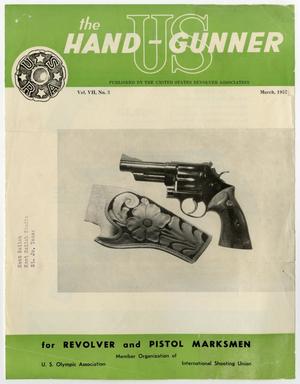 Primary view of object titled '[Cover of the U. S. Hand-Gunner Magazine]'.