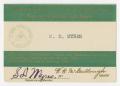 Primary view of [Sam Myres' El Maida Temple Membership Card]