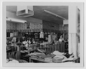 [Photograph of the interior of the S. D. Myres Saddle Company]