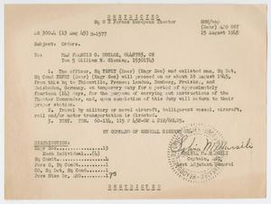 Primary view of object titled '[Letter from Sylvia Marsili to Francis Duclos, August 15, 1945]'.