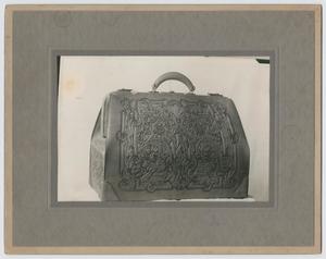 Primary view of object titled '[Photograph of Traveling Bag]'.