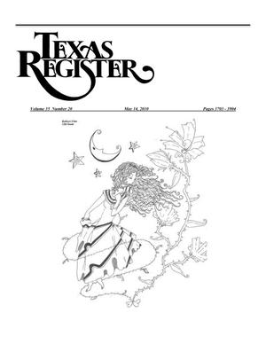 Primary view of object titled 'Texas Register, Volume 35, Number 20, Pages 3703-3904, May 14, 2010'.