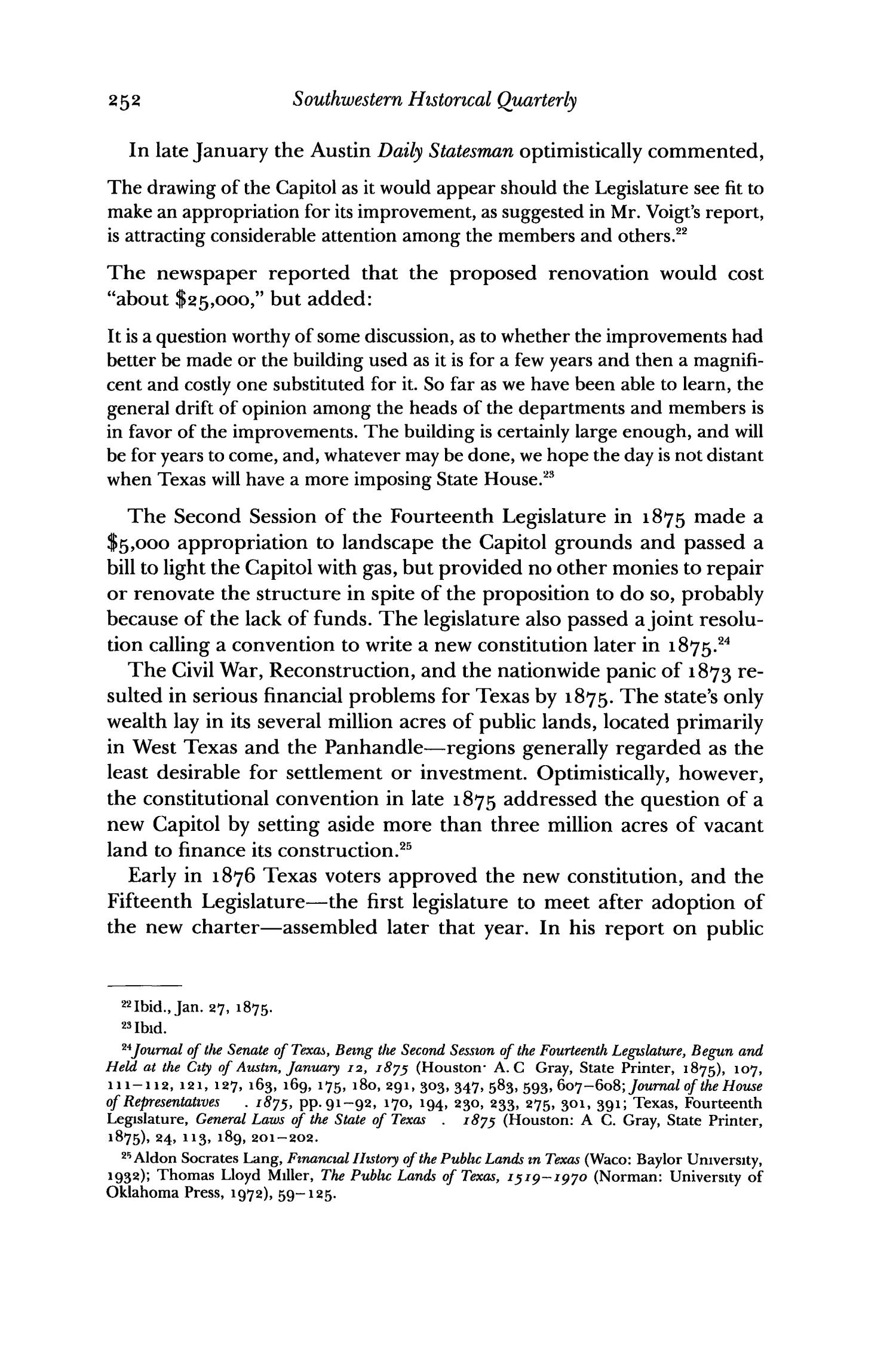 The Southwestern Historical Quarterly, Volume 92, July 1988 - April, 1989
                                                
                                                    252
                                                