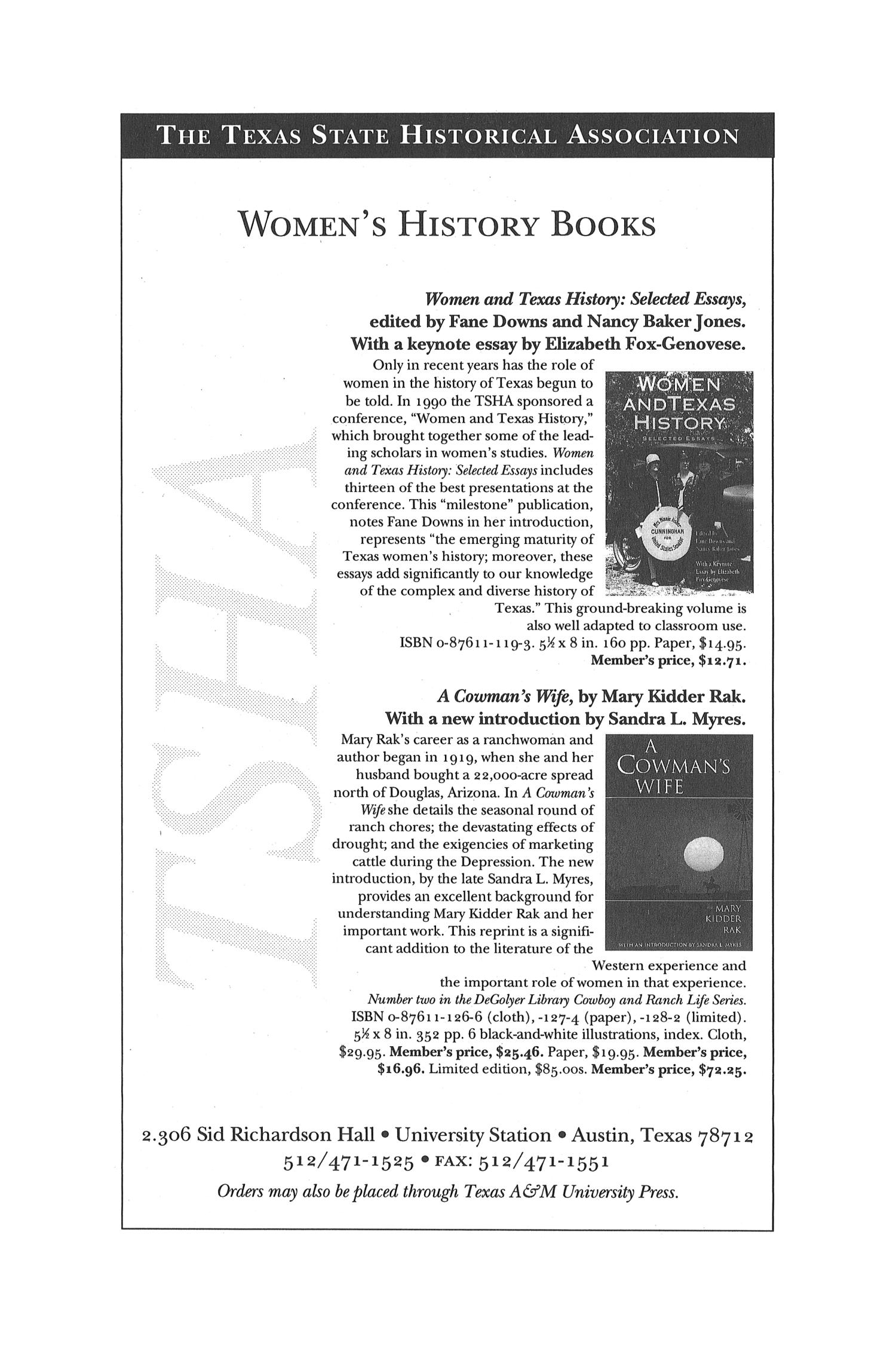 The Southwestern Historical Quarterly, Volume 100, July 1996 - April, 1997
                                                
                                                    17
                                                