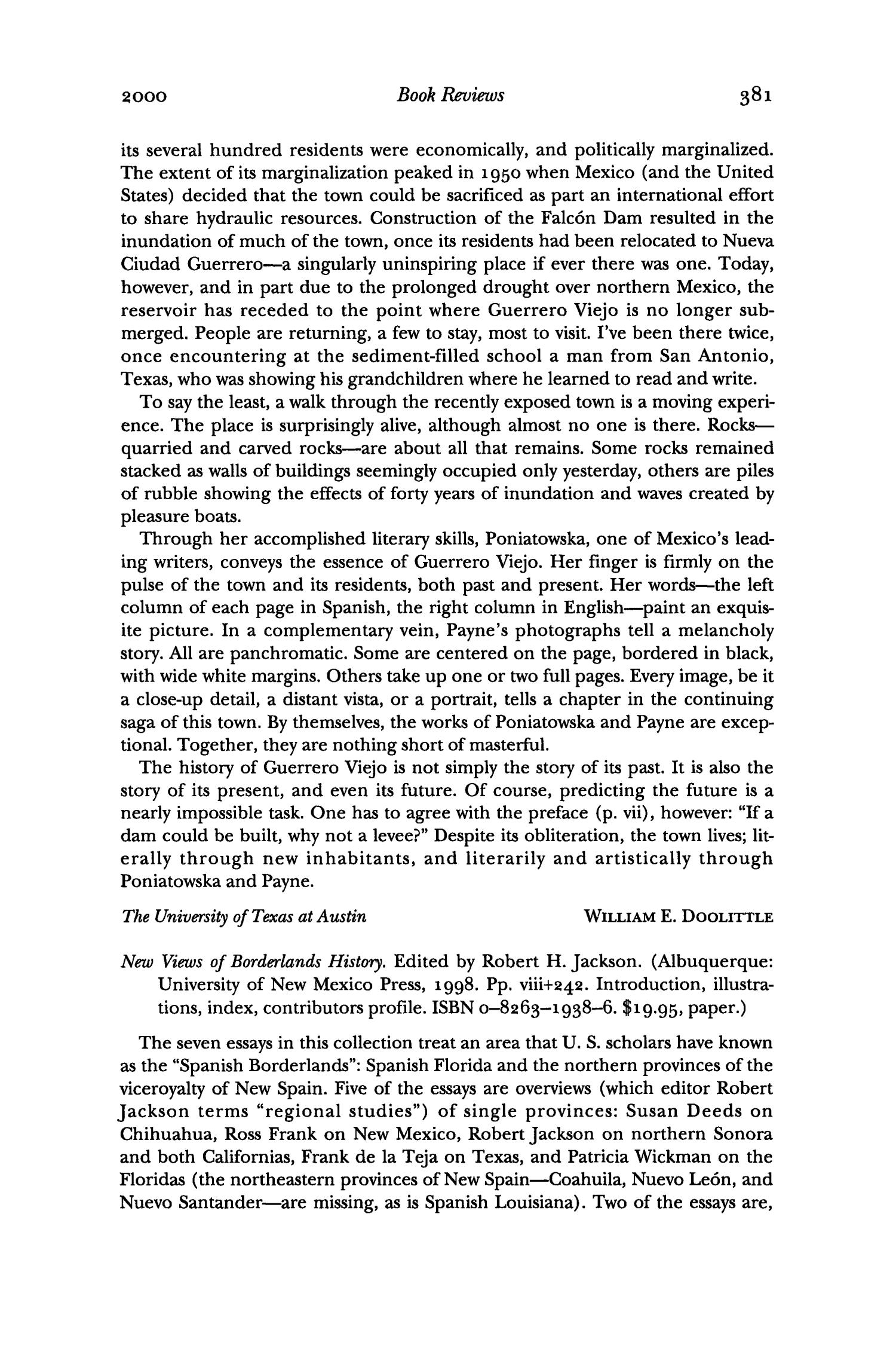 The Southwestern Historical Quarterly, Volume 103, July 1999 - April, 2000
                                                
                                                    381
                                                