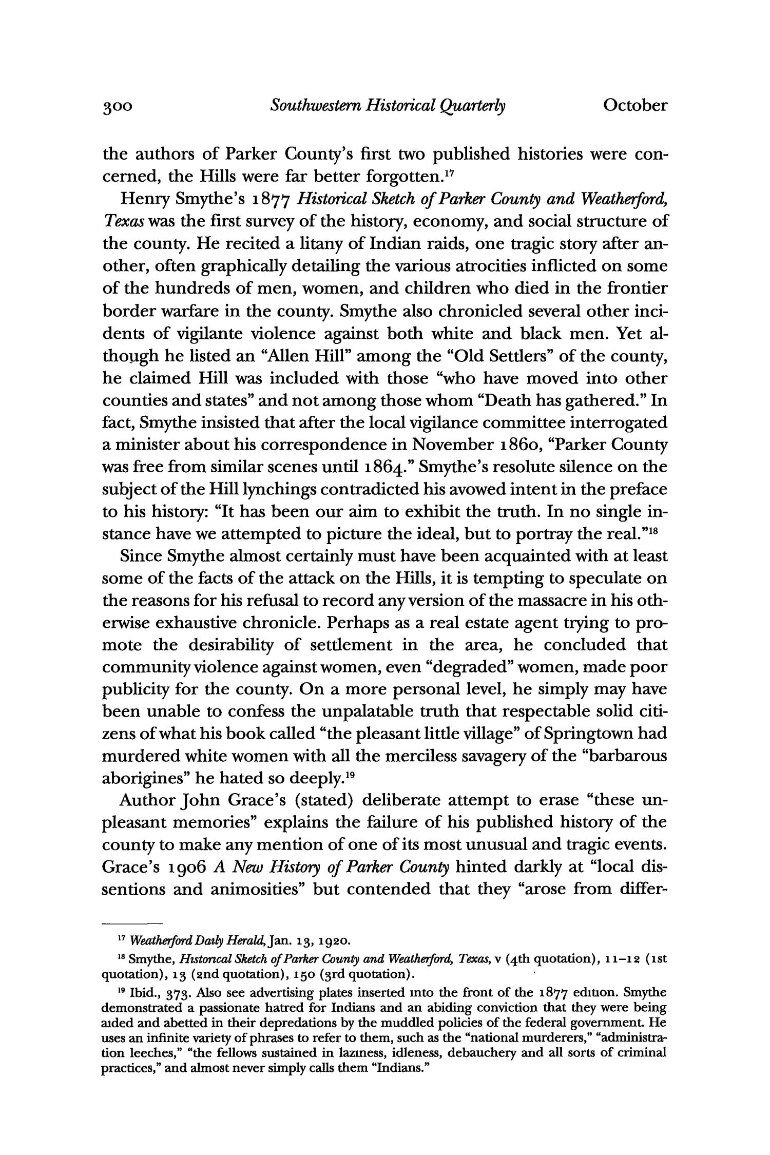 The Southwestern Historical Quarterly, Volume 105, July 2001 - April, 2002
                                                
                                                    300
                                                