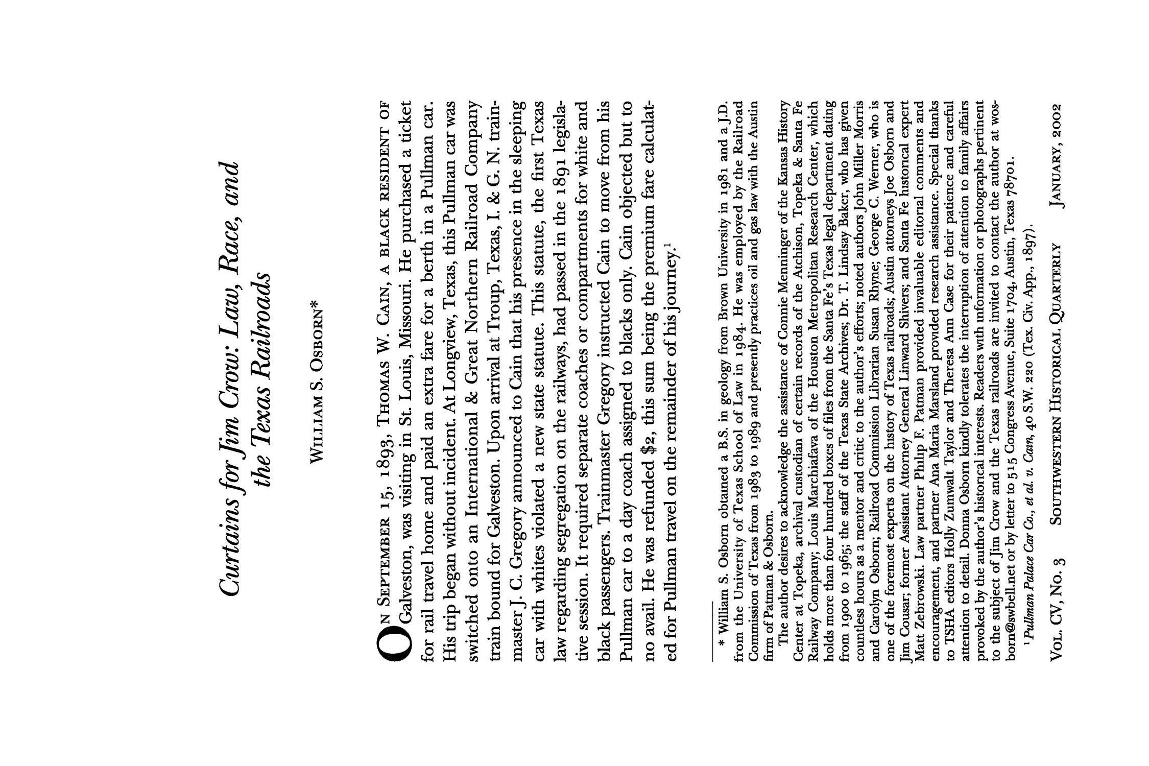 The Southwestern Historical Quarterly, Volume 105, July 2001 - April, 2002
                                                
                                                    393
                                                